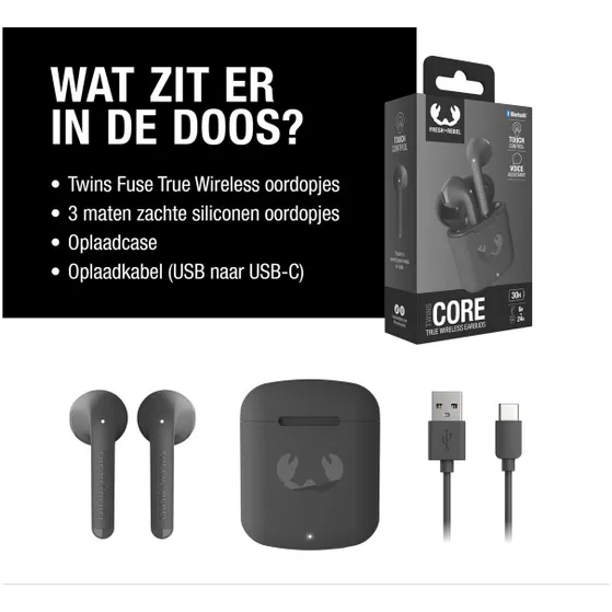 Fresh n Rebel Twins Core Grijs