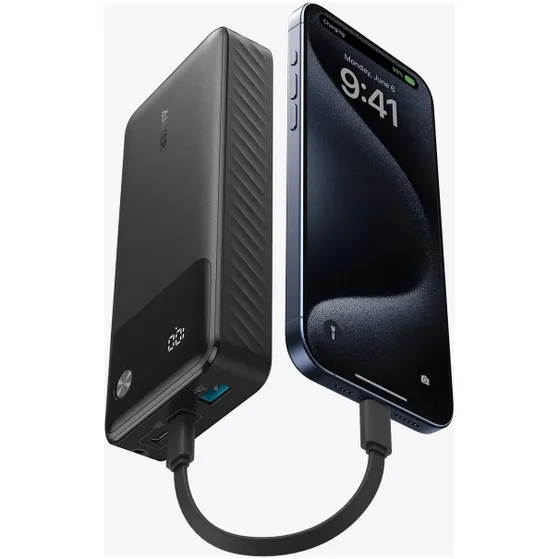 Anker Zolo Power Bank 20K 30W Built-In USB-C Cable
