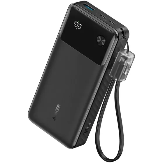 Anker Zolo Power Bank 20K 30W Built-In USB-C Cable
