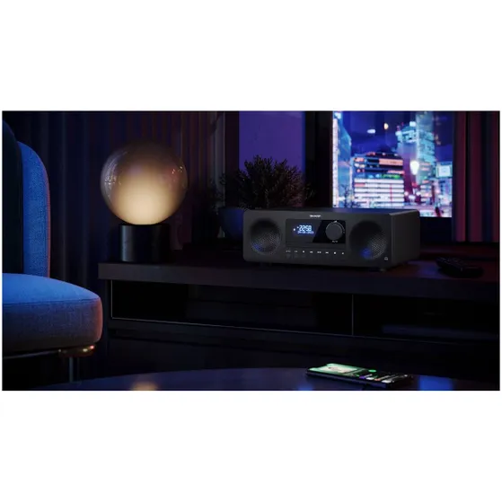 Sharp XL-B720D (BK) Zwart