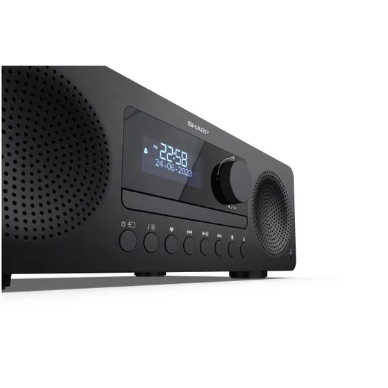 Sharp XL-B720D (BK) Zwart