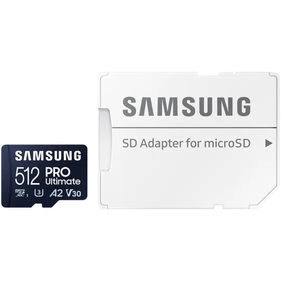 Samsung Pro Ultimate 512GB + SD-adapter