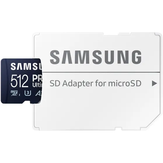 Samsung Pro Ultimate 512GB + SD-adapter