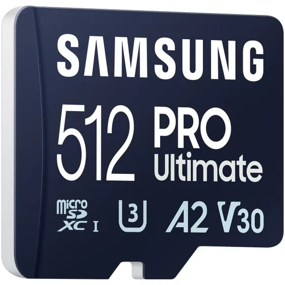 Samsung Pro Ultimate 512GB + SD-adapter