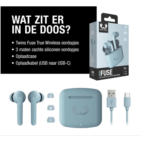 Fresh n Rebel Twins Fuse Blauw