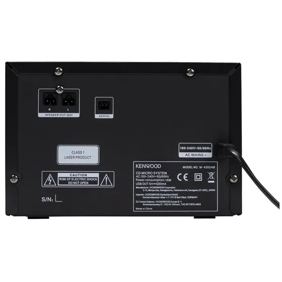 Kenwood M-420DAB Zwart