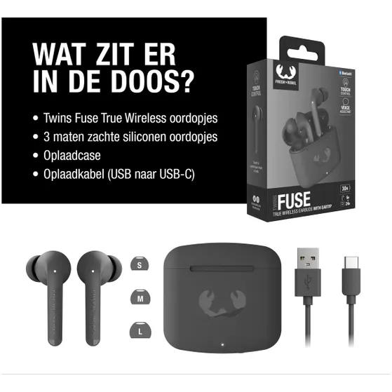 Fresh n Rebel Twins Fuse Grijs