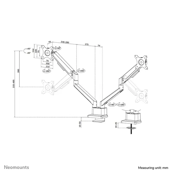Neomounts DS70-250SL2