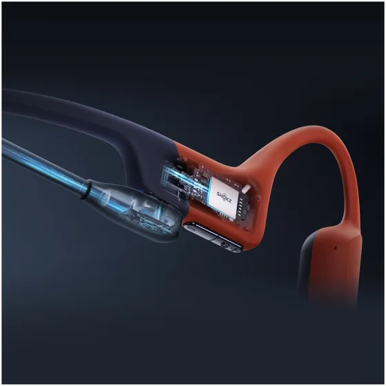 Shokz OpenSwim Pro USB-C Rood
