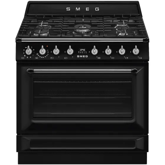 Smeg TR90GMBLNL Zwart