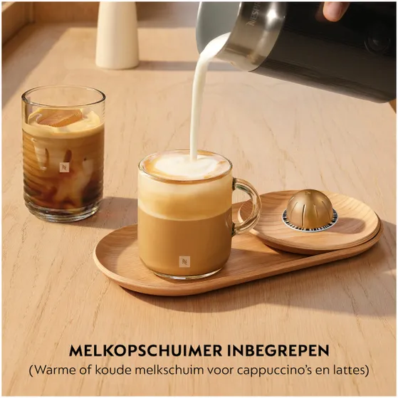 DeLonghi Nespresso Vertuo Up ENV200.GYAE met melkschuimer Grijs