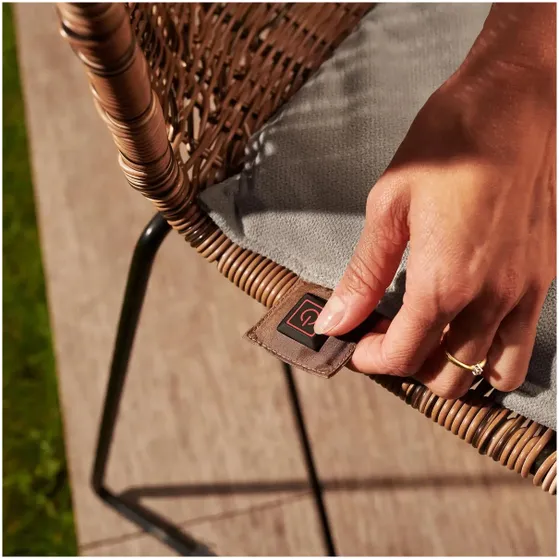 Duux Mellow Chair Pad (40 x 40) Grijs