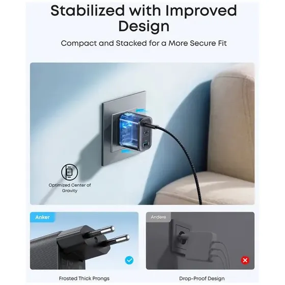 Anker Charger (70W) 1A2C