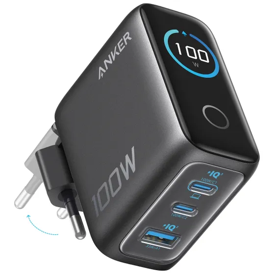 Anker Wired charger (100W) 2C1A with display