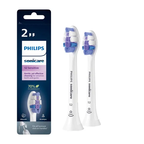 Philips Tandenborstelset / S2 Sensitive, 2 stuks / Sonicare