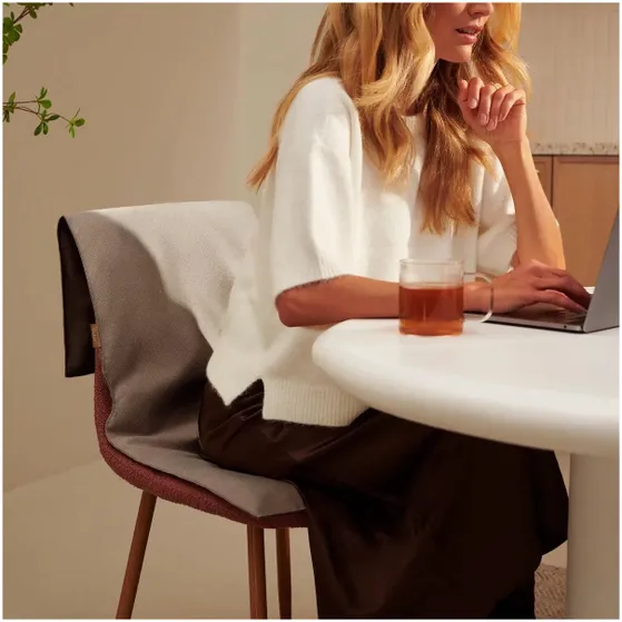 Duux Mellow Long Chair Pad (40 x 110) Grijs