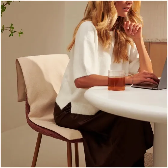 Duux Mellow Long Chair Pad (40 x 110) Beige