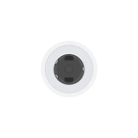Apple Lightning-naar-mini‑jack-adapter Wit