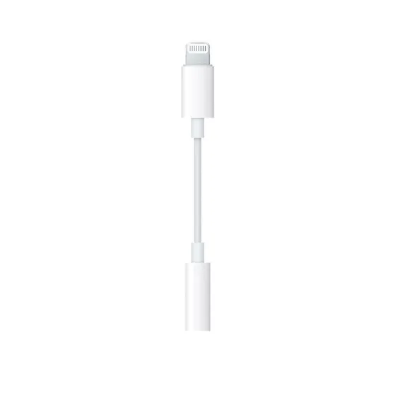 Apple Lightning-naar-mini‑jack-adapter Wit
