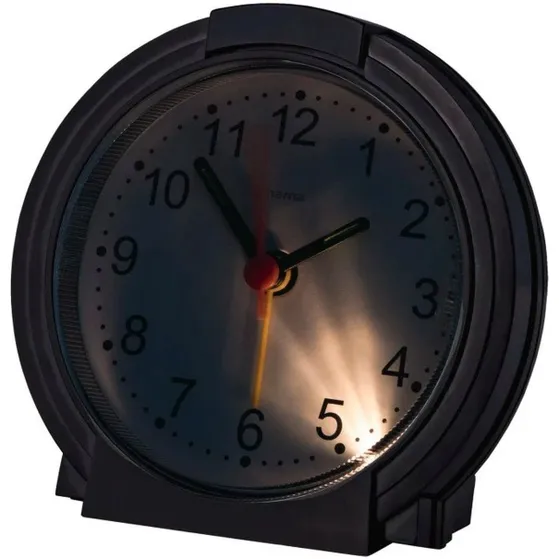 Hama Wekker Classic, geluidsarm Zwart/wit