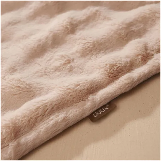 Duux Yentl Overblanket Bubble Rabbit Faux Fur (200 x 200) Grijs