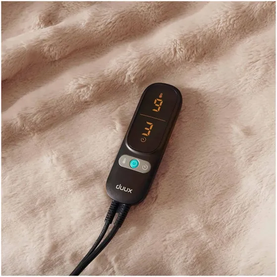 Duux Yentl Overblanket Bubble Rabbit Faux Fur (200 x 200) Grijs