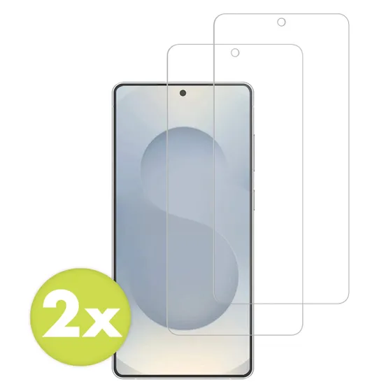 Accezz 2 pack glass voor Samsung Galaxy S25 Edge Transparant