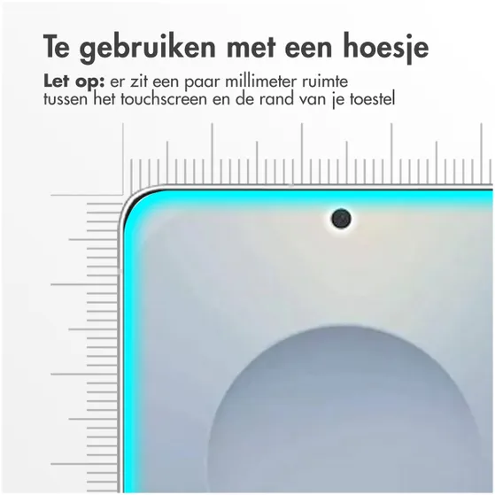 Accezz 2 pack glass voor Samsung Galaxy S25 Edge Transparant