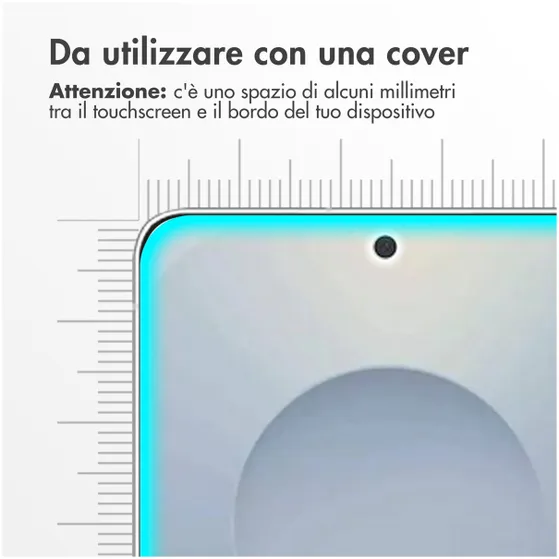 Accezz 2 pack glass voor Samsung Galaxy S25 Edge Transparant