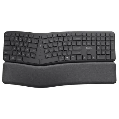 Trust KEYRA ERGO MULTI CONNECT WIRELESS KEYBOARD US