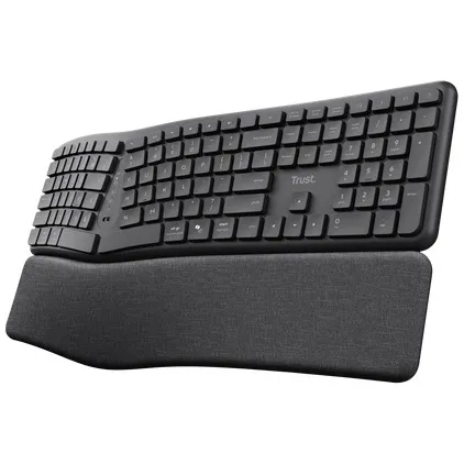 Trust KEYRA ERGO MULTI CONNECT WIRELESS KEYBOARD US