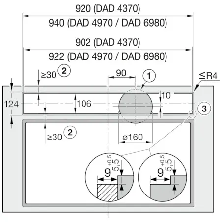 Miele DAD 6980 LevantarAmbient Obsidiaanzwart