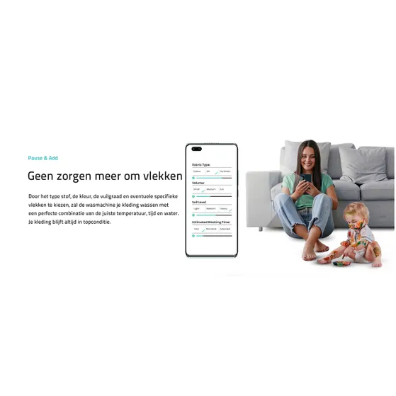 Hisense WF5S1045BB Zwart