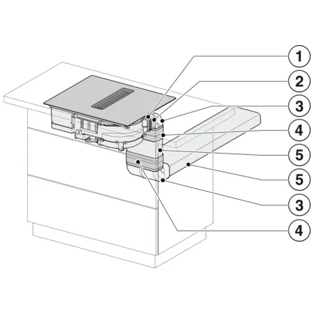 Miele KMDA 5649 FL BNI Zwart