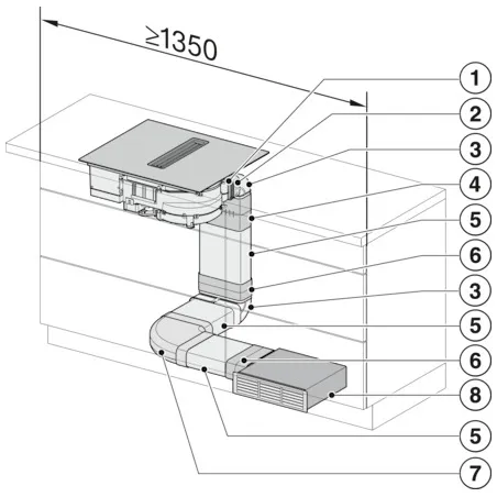 Miele KMDA 5649 FL BNI Zwart
