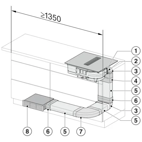 Miele KMDA 5649 FL BNI Zwart