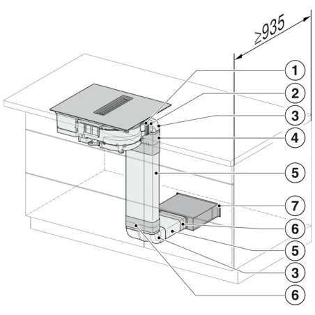 Miele KMDA 5649 FL BNI Zwart
