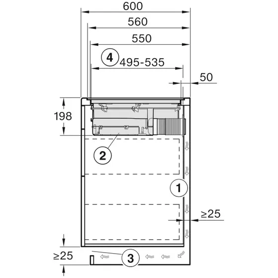 Miele KMDA 5649 FL BNI Zwart