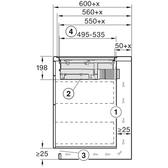 Miele KMDA 5649 FL BNI Zwart