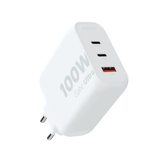 Xtorm GaN2-Ultra Charger 100W 2xUSB-C USB-A Wit