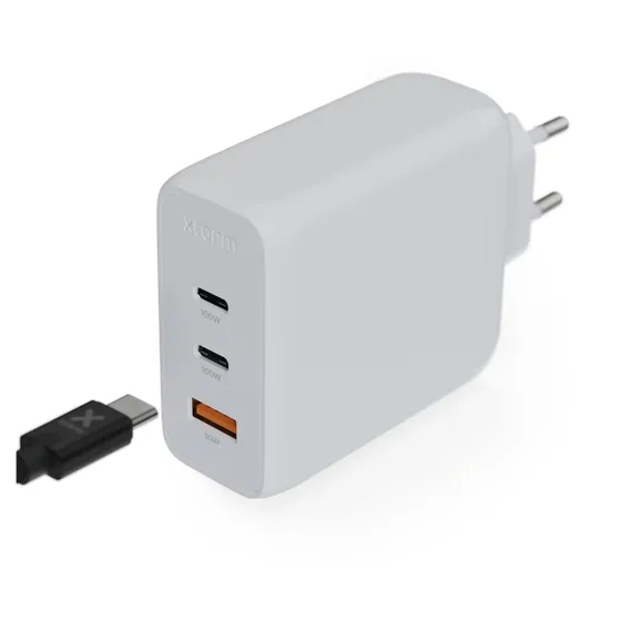 Xtorm GaN2-Ultra Charger 100W 2xUSB-C USB-A Wit