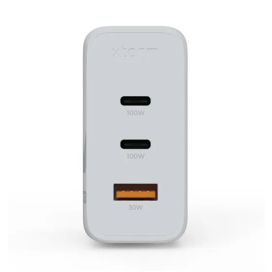 Xtorm GaN2-Ultra Charger 100W 2xUSB-C USB-A Wit