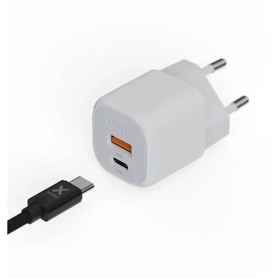 Xtorm GaN2-Ultra Charger 20W 1xUSB-C USB-A Wit