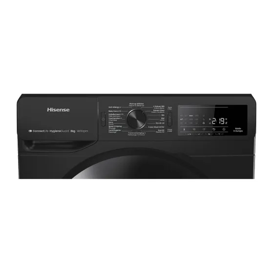 Hisense WF3V843BB/BLX Zwart