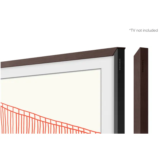 Samsung Verwisselbare lijst 43 inch The Frame Modern - Walnoothout look (2024/2023/2022/2021) Walnoot