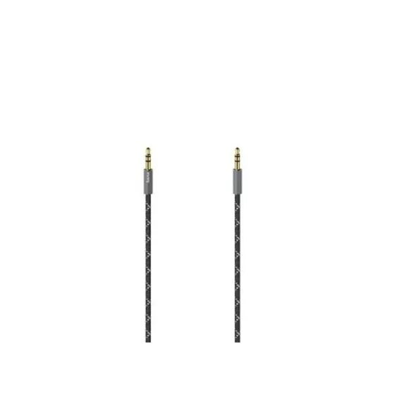 Hama Audiokabel, 3,5mm jack - 3,5mm jack, stereo, metaal, verguld, 1,5 m
