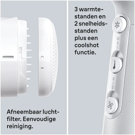 Braun BRHD210E Wit
