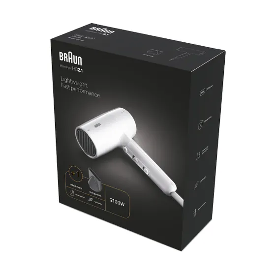 Braun BRHD210E Wit