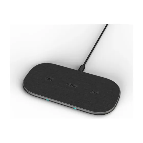 Rapoo XC260 Dual Wireless Charging Pad 20W Grijs