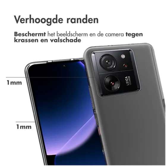 Accezz Clear Backcover Xiaomi 13T / 13T Pro Transparant